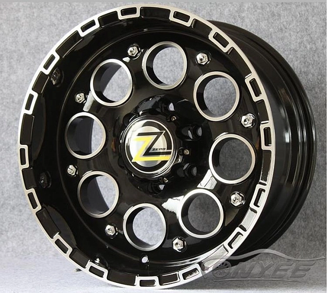 картинка Новые диски Zero R17 5х127 ET0 J8,5 черные глянцевые магазин  StreetTuning 