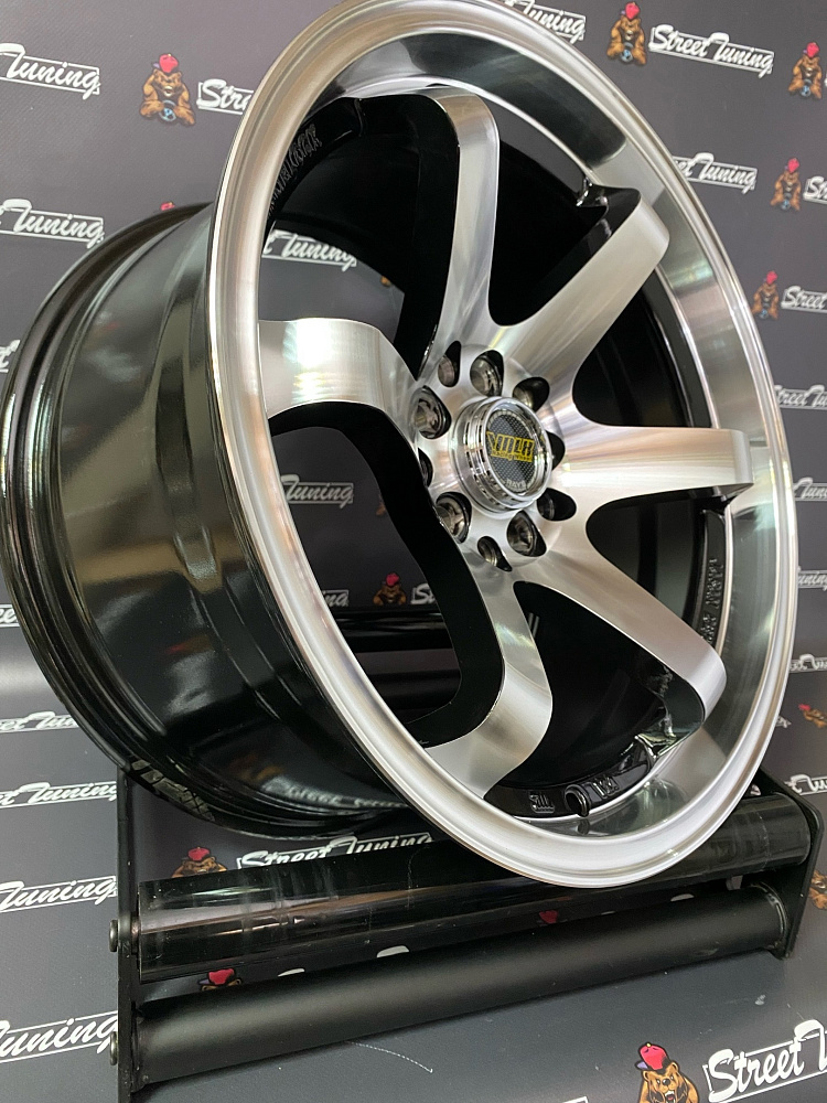 картинка Новые диски Rays TE37 R16 J8.25 ET20 5x100/5x114.3 Silver+Black от магазина  StreetTuning