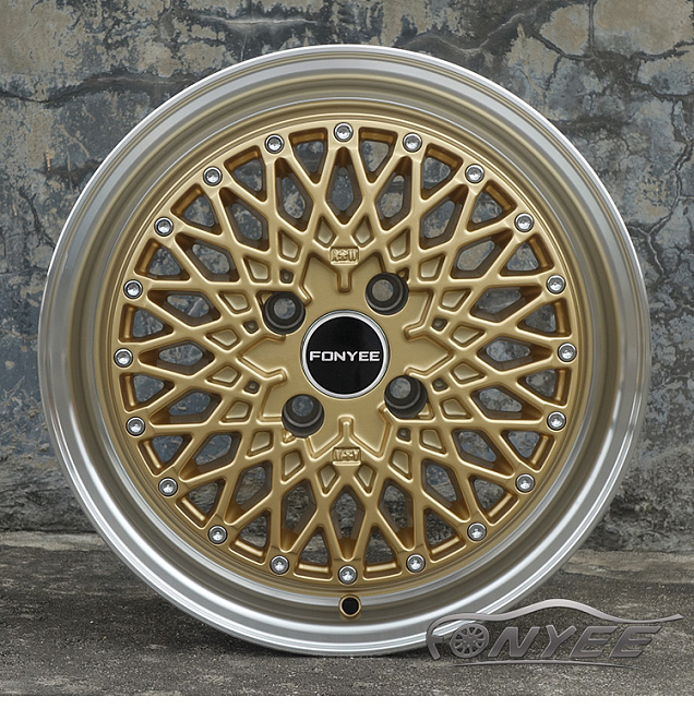 картинка Новые диски Fonyee 497 R15 4x100 ET35 J7,5 серебро + золото магазин  StreetTuning 