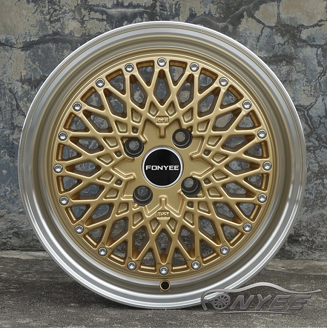 картинка Новые диски Fonyee 497 R15 4x100 ET35 J7,5 серебро + золото магазин  StreetTuning 