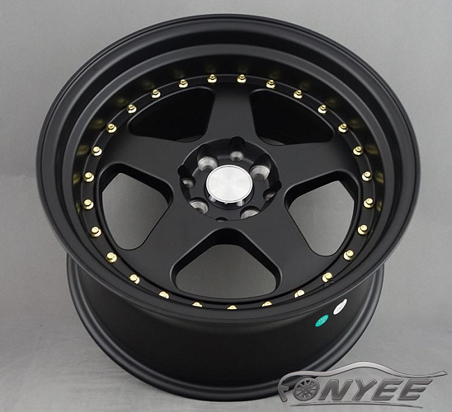 картинка Новые диски Rotiform R17 4x114,3-4x100 ET15 J9 черные матовые магазин  StreetTuning 