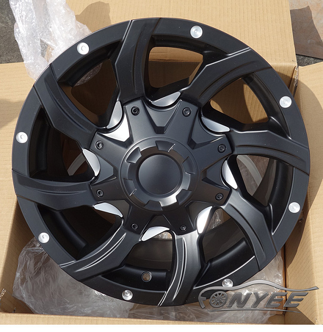 картинка Новые диски Fonyee Off-Road 205 R20 6X139,7 ET10 J9 черный мат магазин  StreetTuning 