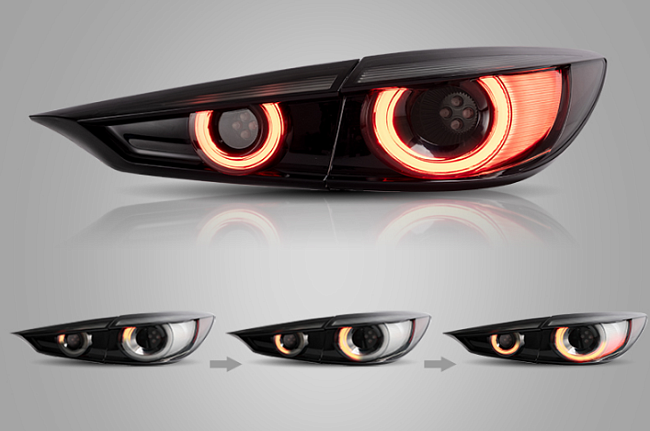 картинка Задние светодиодные фары для MAZDA AXELA c 2014 - по 2018 магазин  StreetTuning 