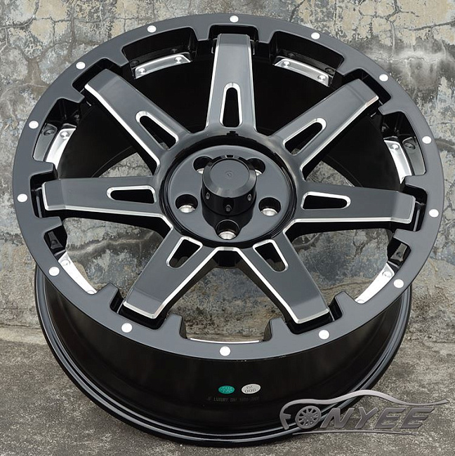 картинка Новые диски SSA R20 5x114,3 ET30 J9 черные + серебро магазин  StreetTuning 