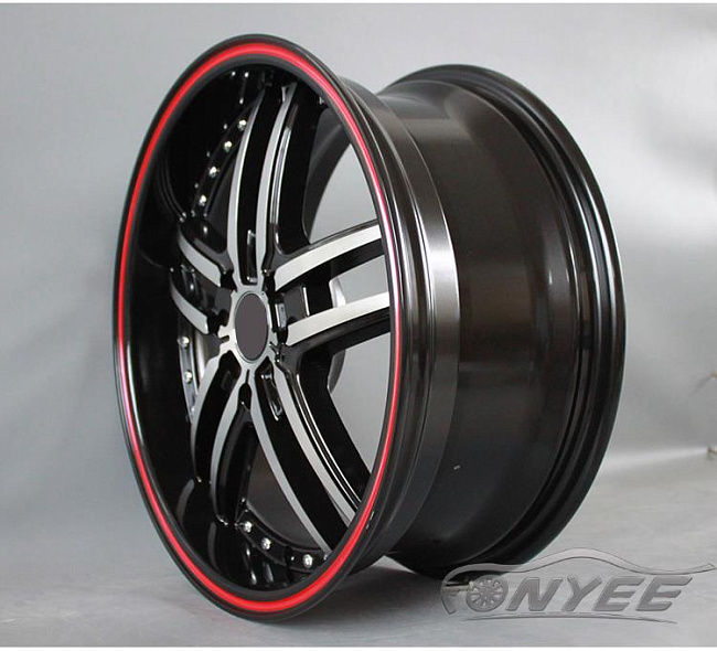 картинка Новые диски Fonyee модель 4 R17 4X100/4X114,3 ET38 J7,5 черный мат магазин  StreetTuning 