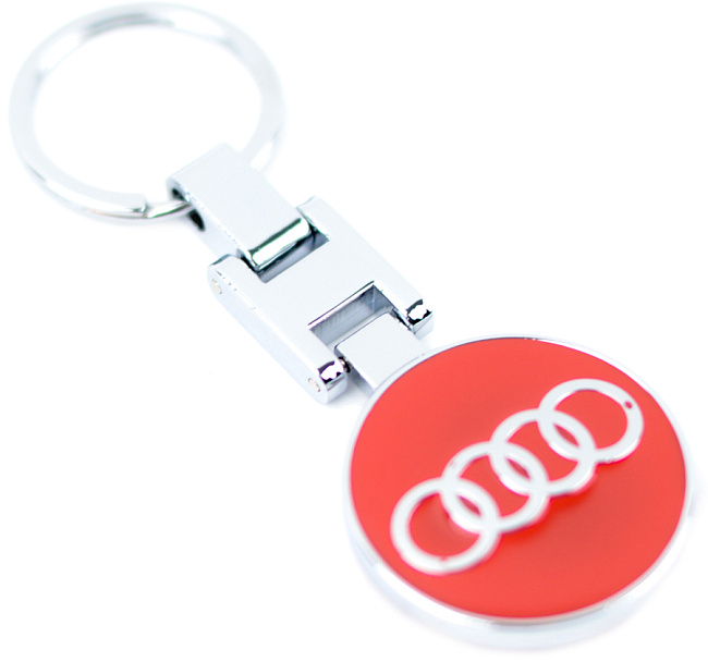 картинка Брелок Audi круглый магазин  StreetTuning 