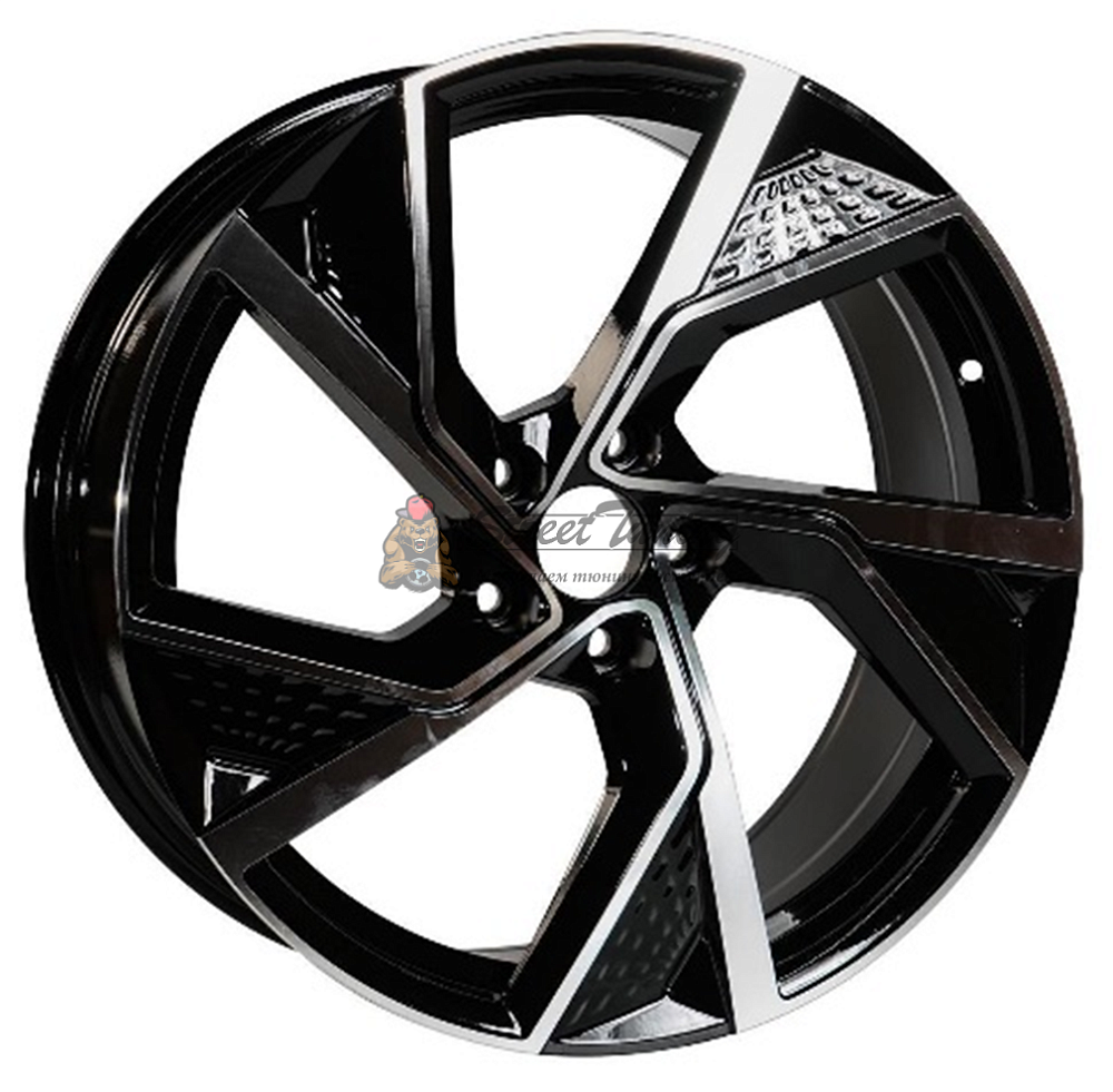 картинка Диски Audi RS Style R19 J8,5 ET35 5X112 black+polished от магазина  StreetTuning