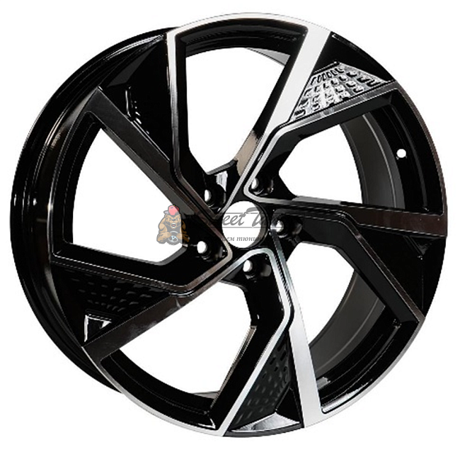 картинка Диски Audi RS Style R19 J8,5 ET35 5X112 black+polished магазин  StreetTuning 
