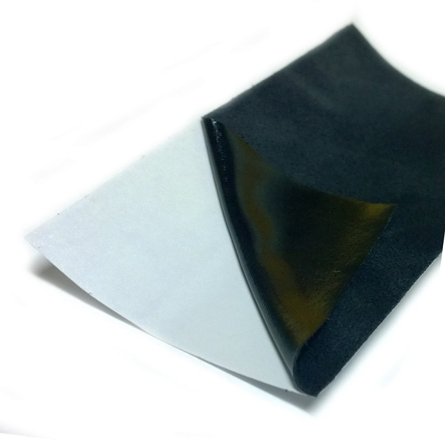 картинка Алькантара самоклеющаяся, цвет черный магазин  StreetTuning 