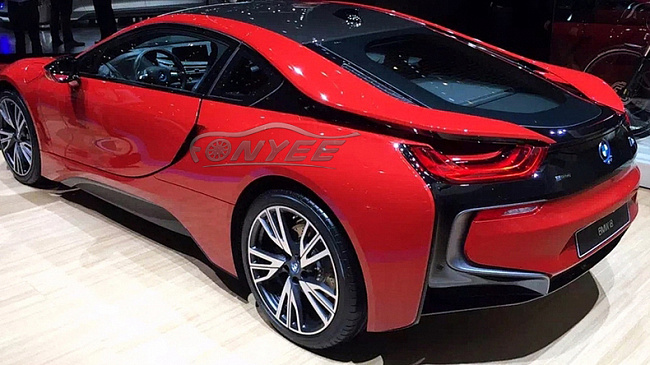 картинка Новые диски Bmw i8 oem R17 5X120 ET34 J8 черный глянец + серебро магазин  StreetTuning 