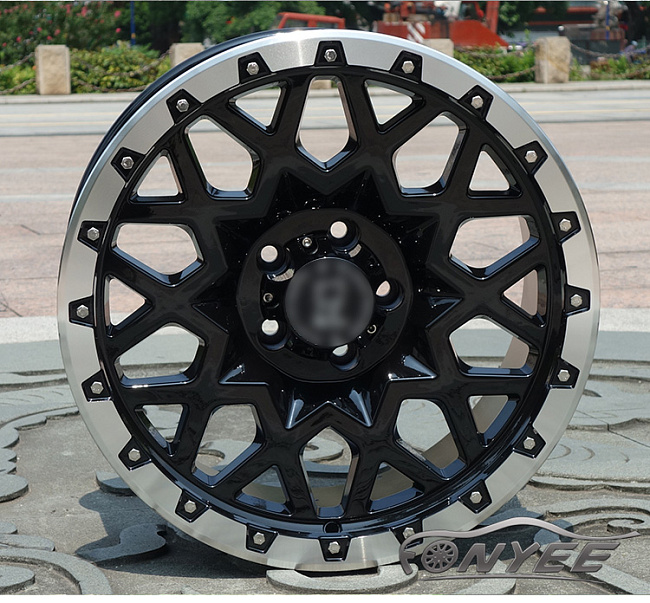 картинка Новые диски Black Rhino Sprocket R16 5X114,3 ET-10 J8,5 черный + серебро магазин  StreetTuning 