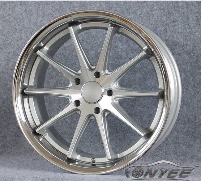 картинка Новые диски Aversus Aurelia R19 J8,5 ET+35 5x115 серебро + хром полка магазин  StreetTuning 