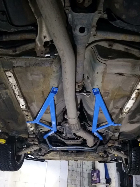 картинка Комплект продольных распорок на дно для Subaru Impreza GD,GG магазин  StreetTuning 