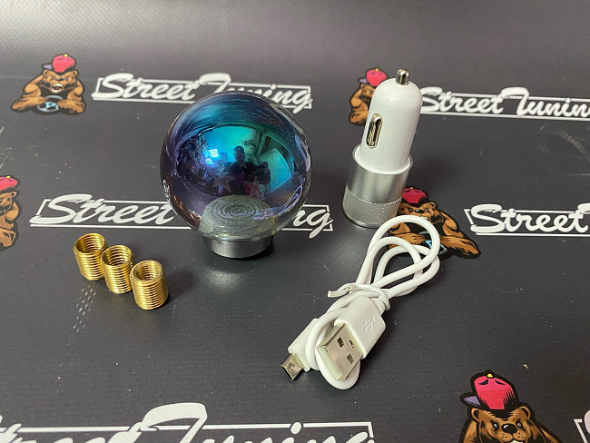 картинка Ручка кпп BALL (ШАР), с подсветкой JDM магазин  StreetTuning 