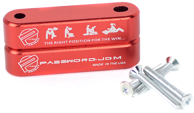 картинка Проставки под капот JDM Epman, красные магазин  StreetTuning 