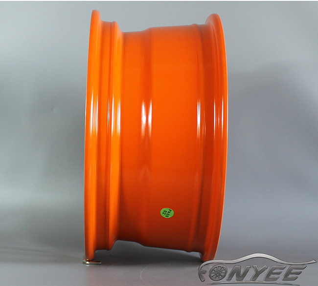 картинка Новые диски Forgiato Monoleggera FINESTRO-M R15 J7 ET+35 4x100 оранжевый + серебро магазин  StreetTuning 