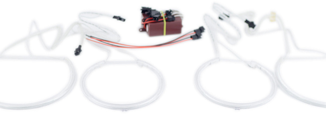 картинка Газоразрядные ангельские для BMW E53 (X5). Диаметр 127 мм х160 мм. магазин  StreetTuning 