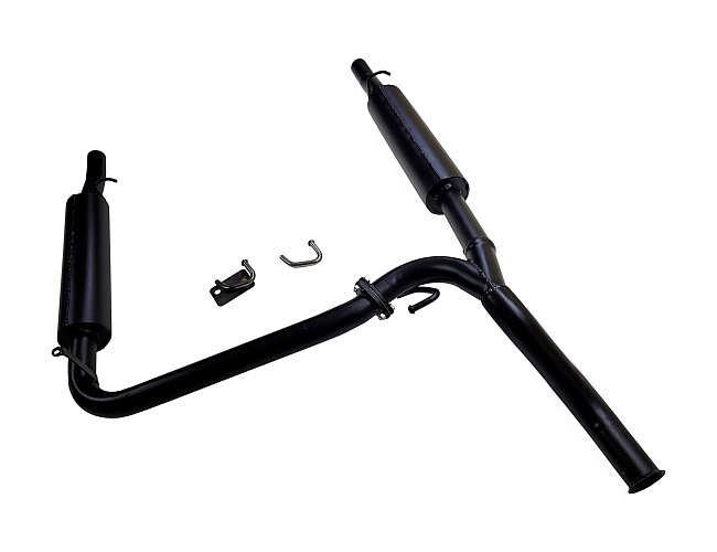 картинка Раздвоенный глушитель ваз 2170-72, DK PRO магазин  StreetTuning 