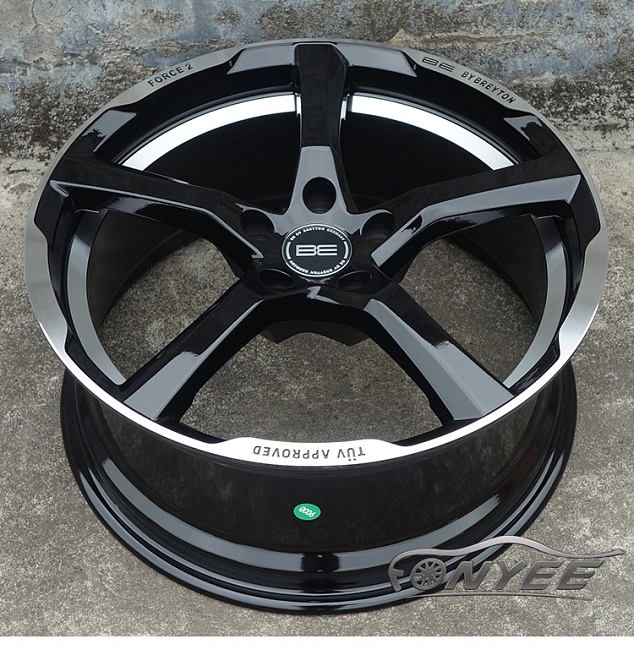 картинка Новые диски BE Breyton R18 5x112 ET35 J8 черные магазин  StreetTuning 