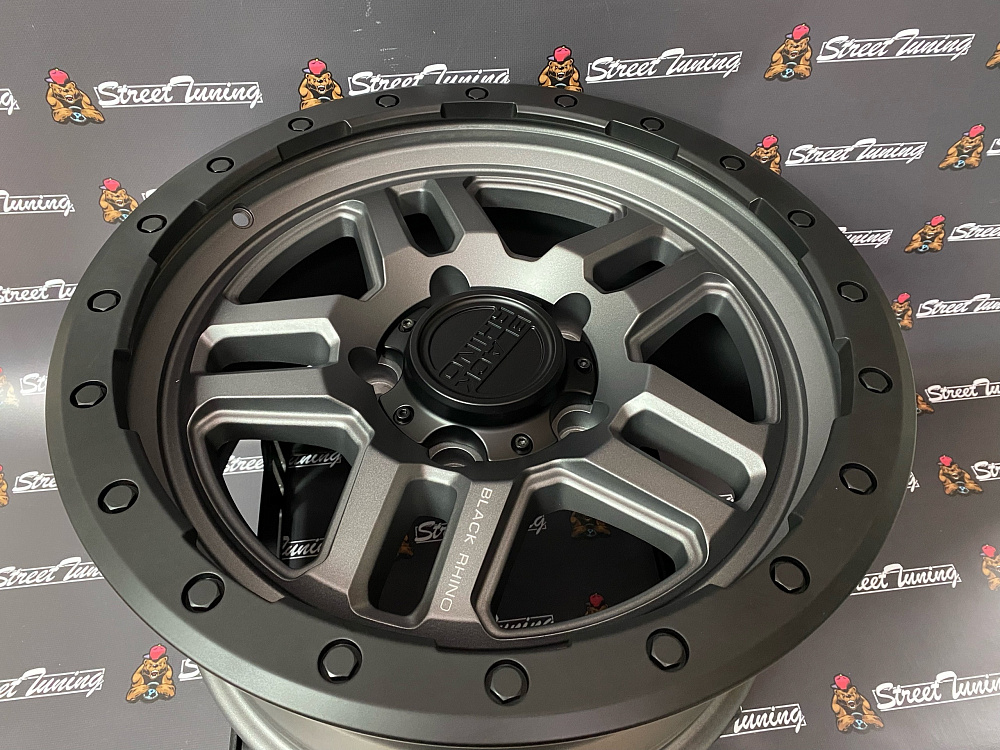 картинка Новые диски Black Rhino Barstow R18 J9 ET18 5x150 Gray + black от магазина  StreetTuning