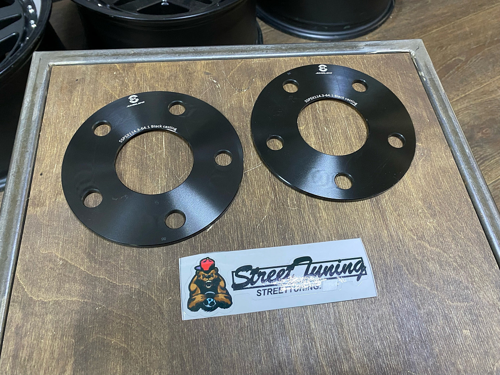 картинка Проставка Starleks 5 мм 5x114.3 цо 64.1 - Black от магазина  StreetTuning