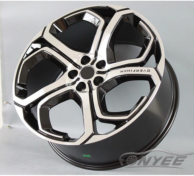 картинка Новые диски Overfinch R20 5x120 ET45 J9,5 черные с серебром магазин  StreetTuning 