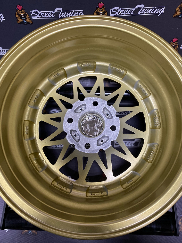 картинка Новые диски Work Equip R14 J5 ET15 4x100 Gold + Silver от магазина  StreetTuning