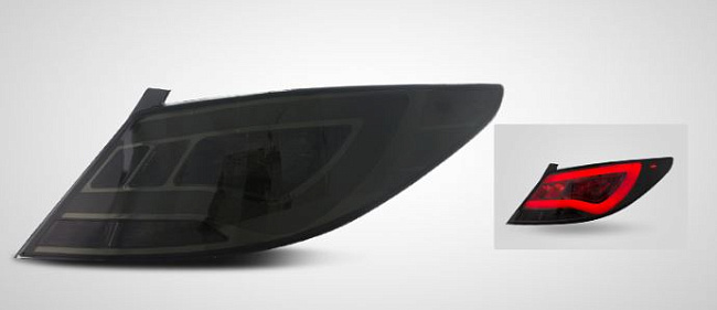 картинка Задние LED фары для HYUNDAI ACCENT / VERNA / SOLARIES 2010-2013 магазин  StreetTuning 