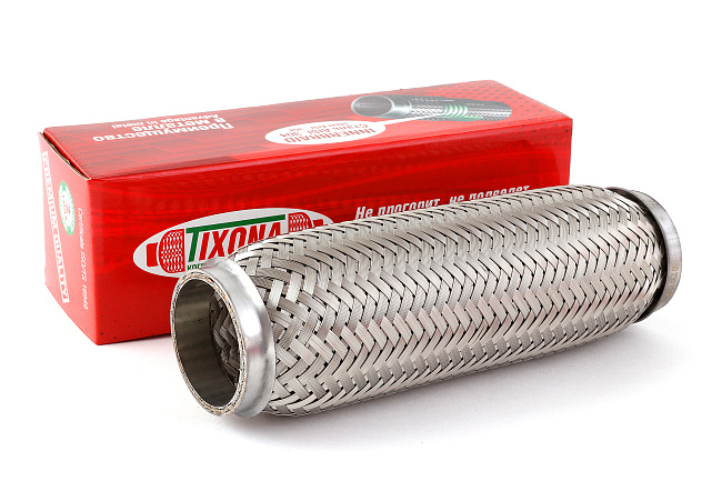 картинка Гофра глушителя Tixona (сталь 304 трехслойная) 50*230 магазин  StreetTuning 