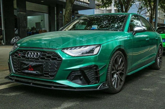 картинка Канарды на передний бампер для Audi S4 / A4 S-line B9.5 магазин  StreetTuning 