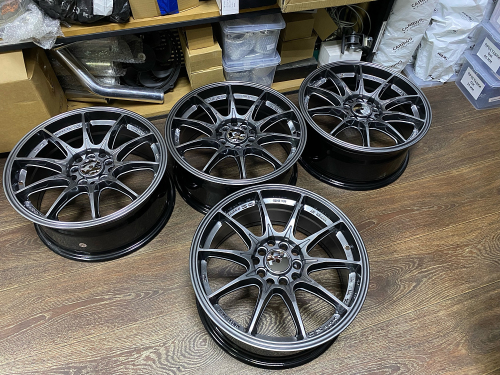 картинка Новые диски OZ RACING R16 J7 ET38 4x100/4X114.3 Hyper Black от магазина  StreetTuning