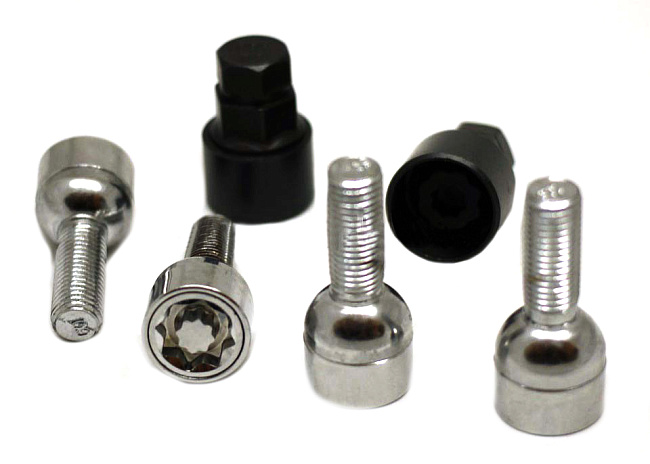 картинка Комплект секретных болтов 12x1.5, 30 мм, сфера. - 685120EM-2Key магазин  StreetTuning 