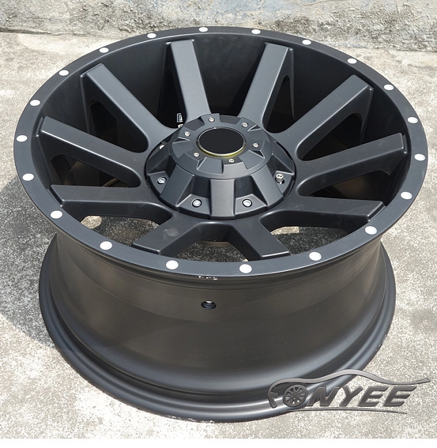 картинка Новые диски Fledermaus R18 6X139,7/6X135 ET10 J9 черный мат магазин  StreetTuning 