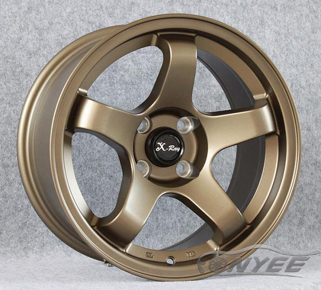 картинка Новые диски Bee*R B5 R15 4x100 ET10 J8 бронза магазин  StreetTuning 