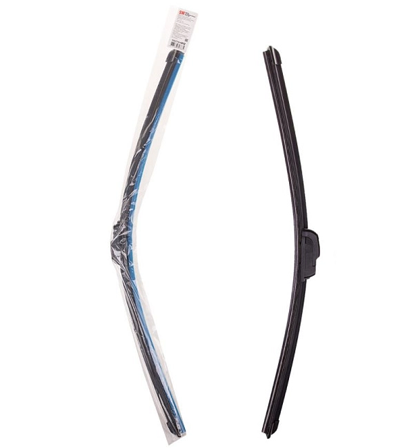 картинка Щетка стеклоочистителя бескаркасная 71см/28" SW в пакете магазин  StreetTuning 