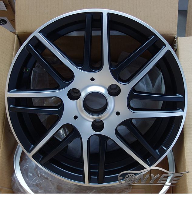 картинка Новые диски для Smart R17 3X112 ET27 J7 серебро + черный мат магазин  StreetTuning 