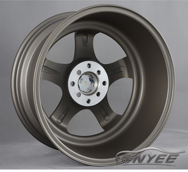 картинка Новые диски JNC 017 R17 4X114,3-100 ET35 J7,5 бронза + полированная полка золото магазин  StreetTuning 