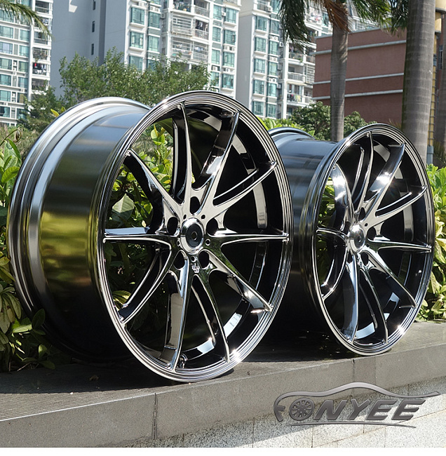 картинка Новые диски Rays G25 R19 5X120 ET33 J9,5 черный хром магазин  StreetTuning 