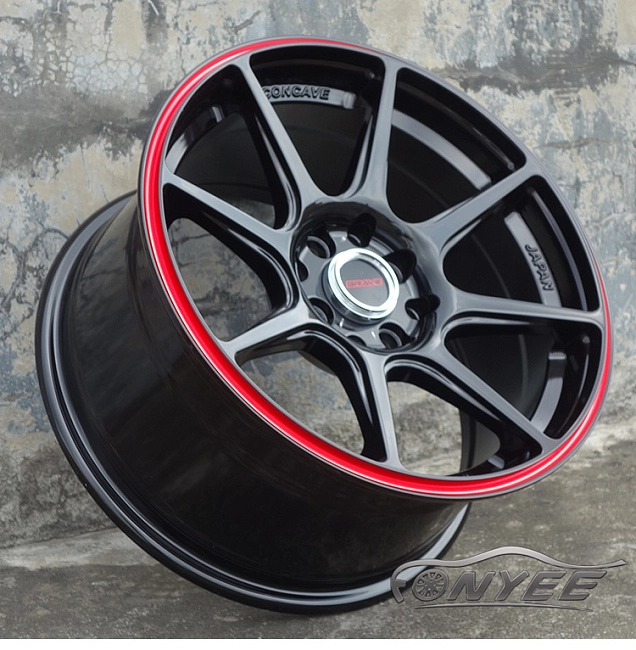 картинка Новые диски BRAVE R16 4x114,3 ET38 J7 черные магазин  StreetTuning 