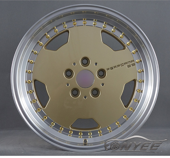 картинка Новые диски Performa 25 R17 5x114,3 ET38 J8 золотые магазин  StreetTuning 