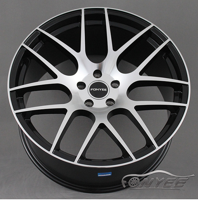 картинка Новые диски Avid 1 R20 5X112 ET35 J9,5 черный + серебро магазин  StreetTuning 