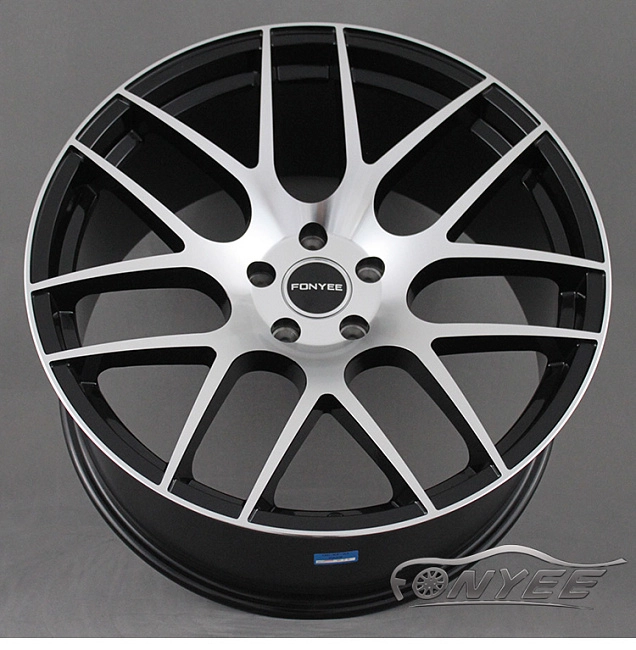 картинка Новые диски Avid 1 R20 5X112 ET35 J9,5 черный + серебро магазин  StreetTuning 