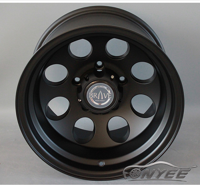 картинка Новые диски GT wheels style 2 R15 5x139,7 ET-38 J10 черный мат магазин  StreetTuning 