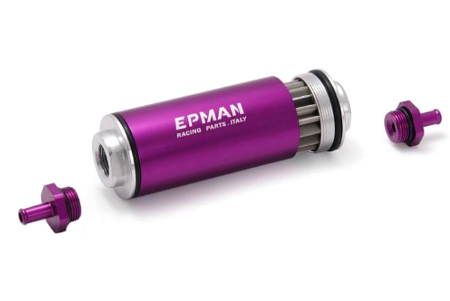картинка Топливный фильтр первичной очистки EPMAN, под шланг 8.6MM , фиолетовый магазин  StreetTuning 