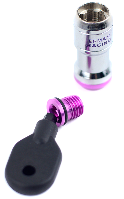 картинка Комплект гаек Epman Formula Wheels, фиолетовые  М12 х 1.5 магазин  StreetTuning 