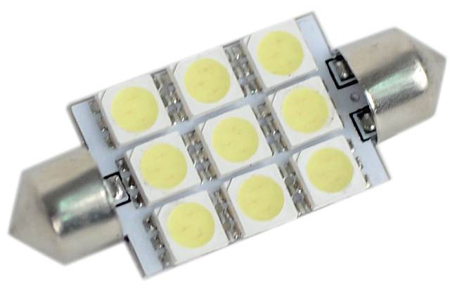 картинка Светодиодная лампочка 39-5050-9D магазин  StreetTuning 