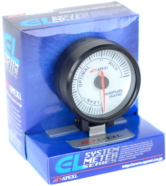картинка Датчик топливной смести Apexi Style, белое табло. магазин  StreetTuning 