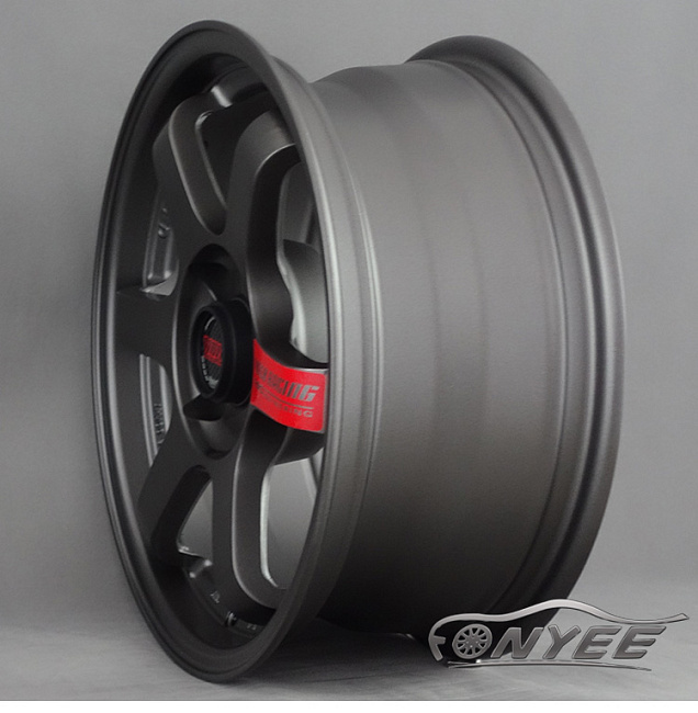 картинка Новые диски Rays TE37 R15 4X108 ET19 J6,5 серые матовые магазин  StreetTuning 