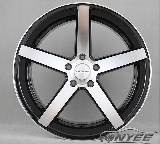 картинка Новые диски Vossen CV3 Replica R20 5X114,3 ET40 J10 черный глянец + серебро магазин  StreetTuning 