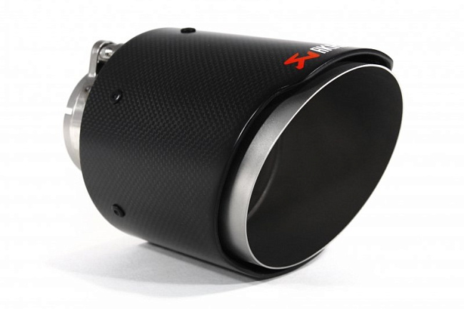 картинка Насадка на глушитель универсальная Akrapovic style 63 - 89 #1 магазин  StreetTuning 